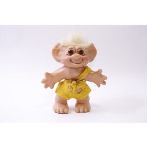 1960s, Thomas Dam, Troll, Caveman, Dressed, Retro, Toy Figure, ~ 251008-WH 1364